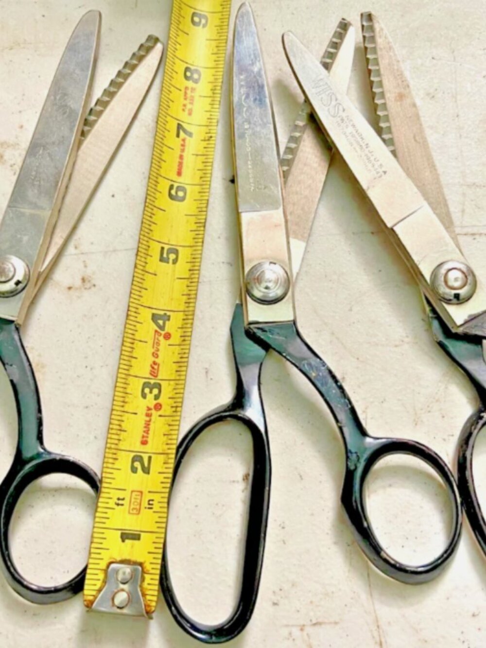 Weiss 9" Pinking shears Set Of 3